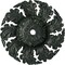 Ekena Millwork Needham Ceiling Medallion (Fits Canopies up to 4 1/4"), 14 5/8"OD x 2 1/4"P, Painted Turtle Crackle CM14NEPTC - alternate 1